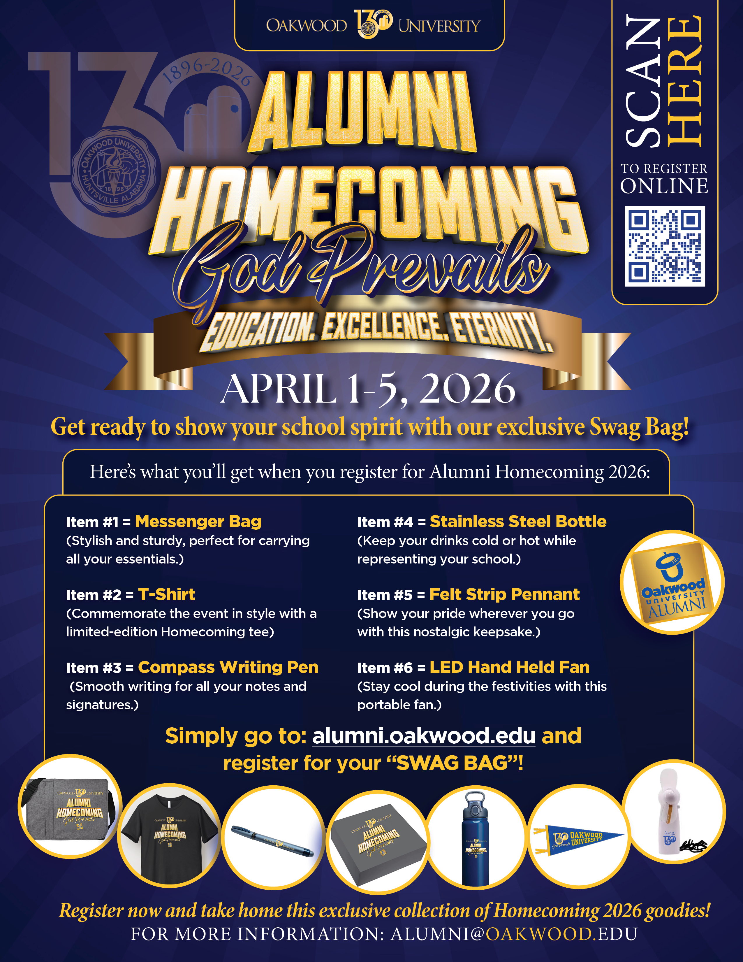 Register and Customize Your Swag!