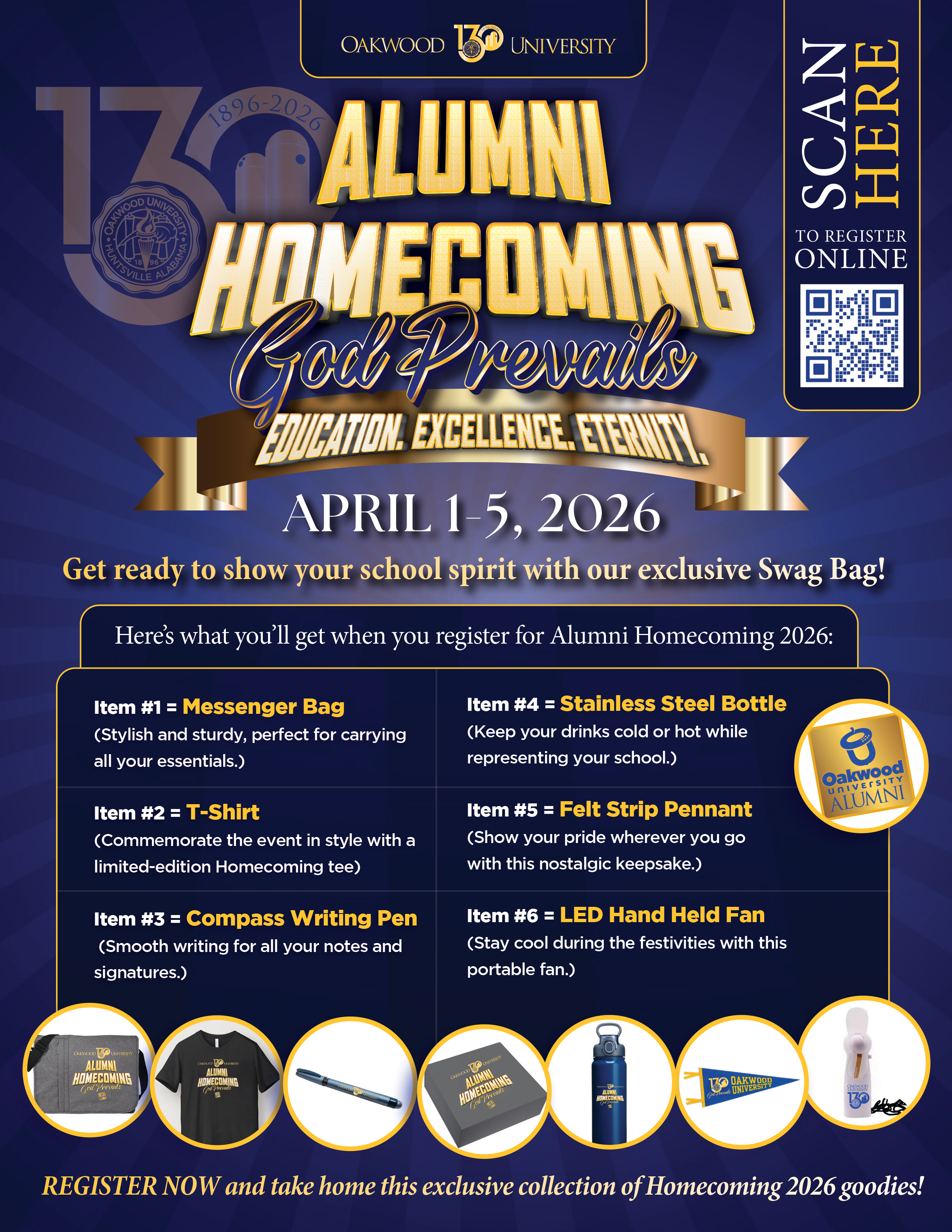 Register and Customize Your Swag!